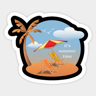 summer holyday Sticker